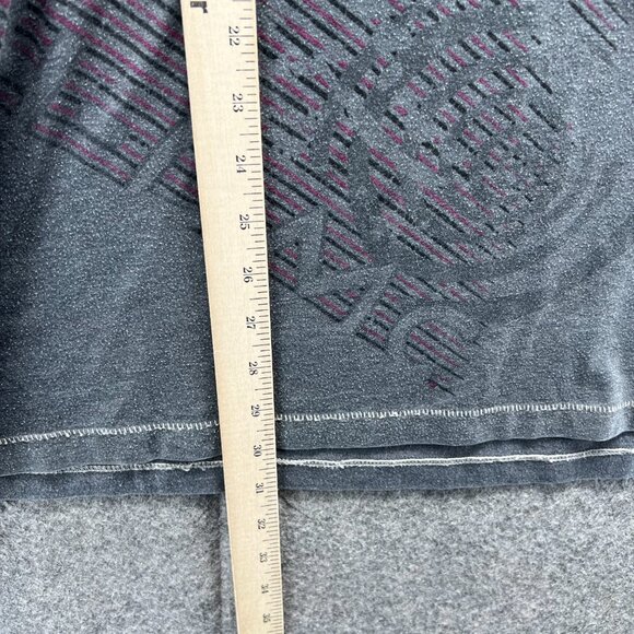 Harley-Davidson Shirt Mens Large Gray Long Sleeve Cotton Blend Crewneck - Picture 6 of 13